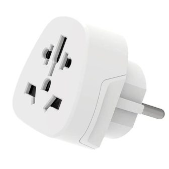Ewent EW1480 adaptador de tomada elétrica Universal Branco