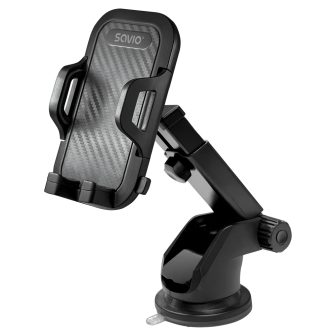 Soporte coche savio black ch-04