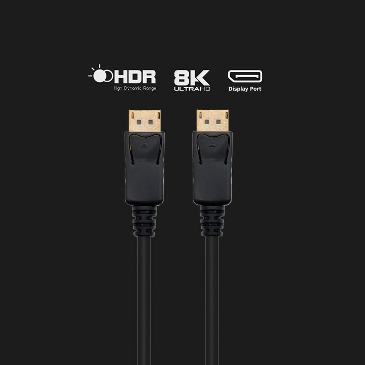 Ewent EC1406 cabo DisplayPort 2 m Preto
