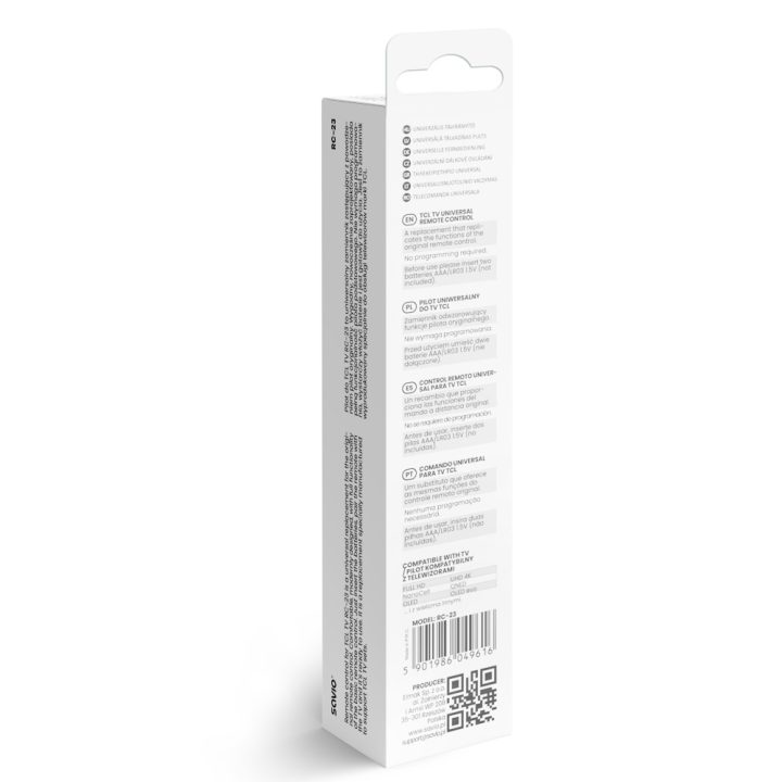 Savio RC-23 TV Remote Compatible with TCL (SAVPILOTRC23 TCL)