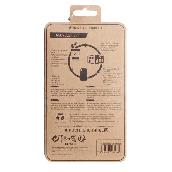 Muvit Recycletek Clear Case for Apple iPhone 14 Plus (MCCRS0336)