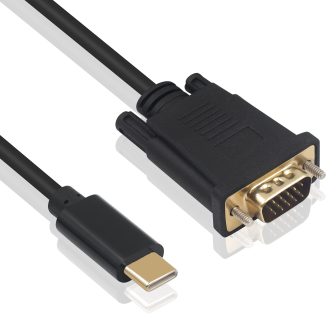 Ewent EC1052 Video Cable Adapter 1.8 m USB Type-C VGA (D-Sub)