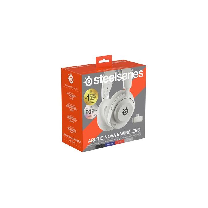 SteelSeries Headphones - Arctis Nova 5 White (61671)