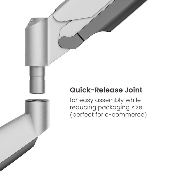 Ewent EW1528 35" Desktop Monitor Stand Silver