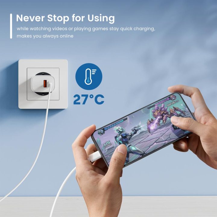 Ewent EW1326 Universal Mobile Device Charger White AC Fast Charging…