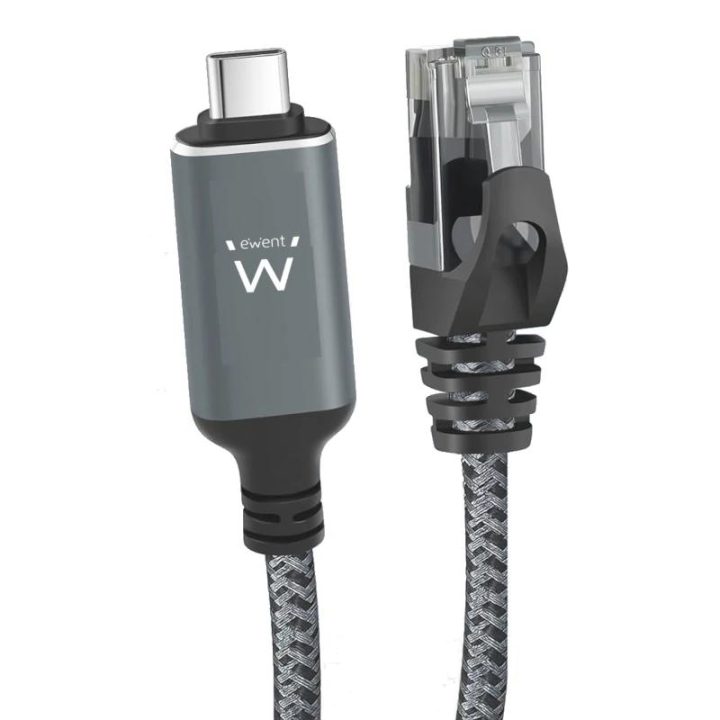 Ewent EC2002 cabo de rede Preto, Cinzento 2 m Cat6 Alrededor