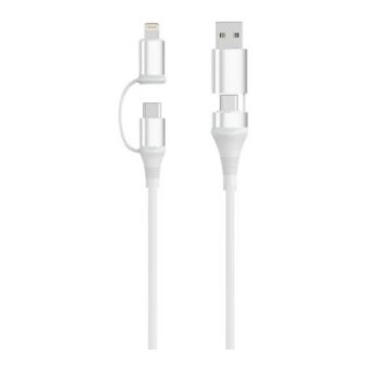 Ewent EC1075 USB USB 2.0 cable 1 m USB A/USB C USB C/Lightning 0.48…