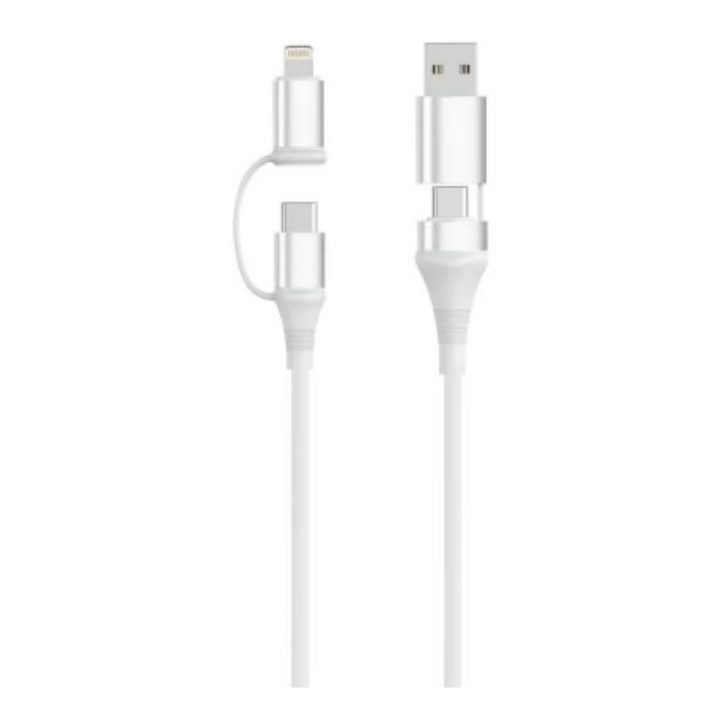 Ewent EC1075 cabo USB USB 2.0 1 m USB A/USB C USB C/Lightning 0,48…