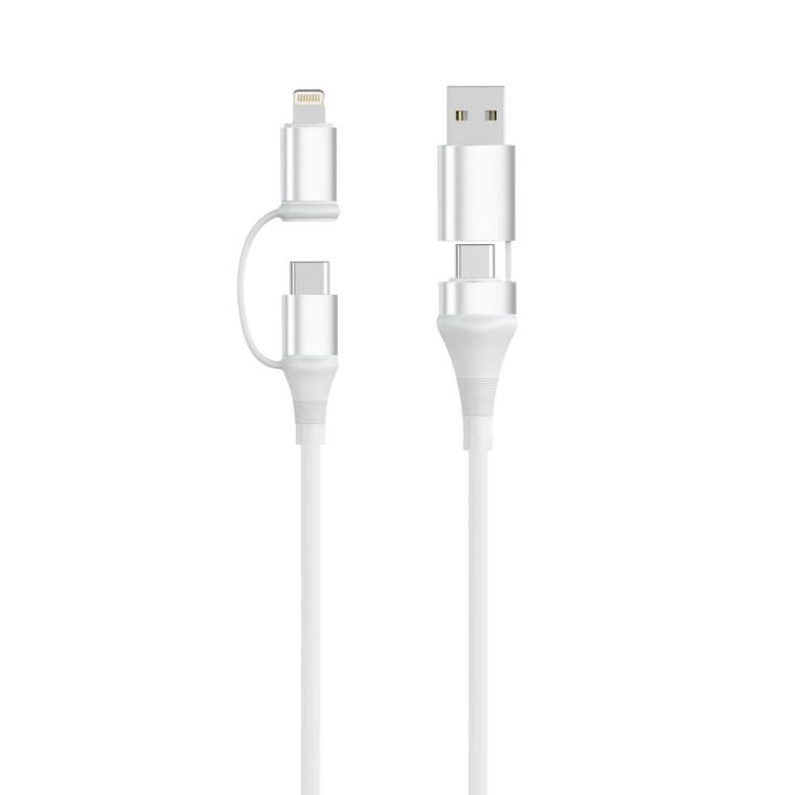 Ewent EC1075 cable USB USB 2.0 1 m USB A/USB C USB C/Lightning 0,48…