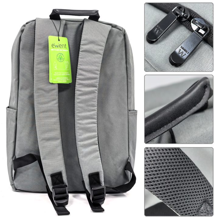 Ewent EW2538 maletines para portátil 16,1" Mochila Gris