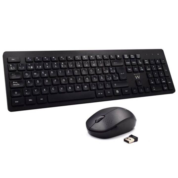 Ewent EW3256 Keyboard Mouse Included Universal RF Wireless QWERTY…