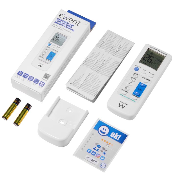 Ewent EW1579 Comando de Ar Condicionado com Botões