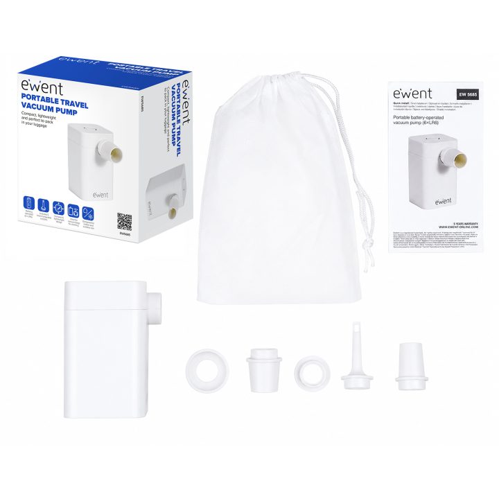 Ewent EW5685 Manual Air Pumps White Manual Air Pump