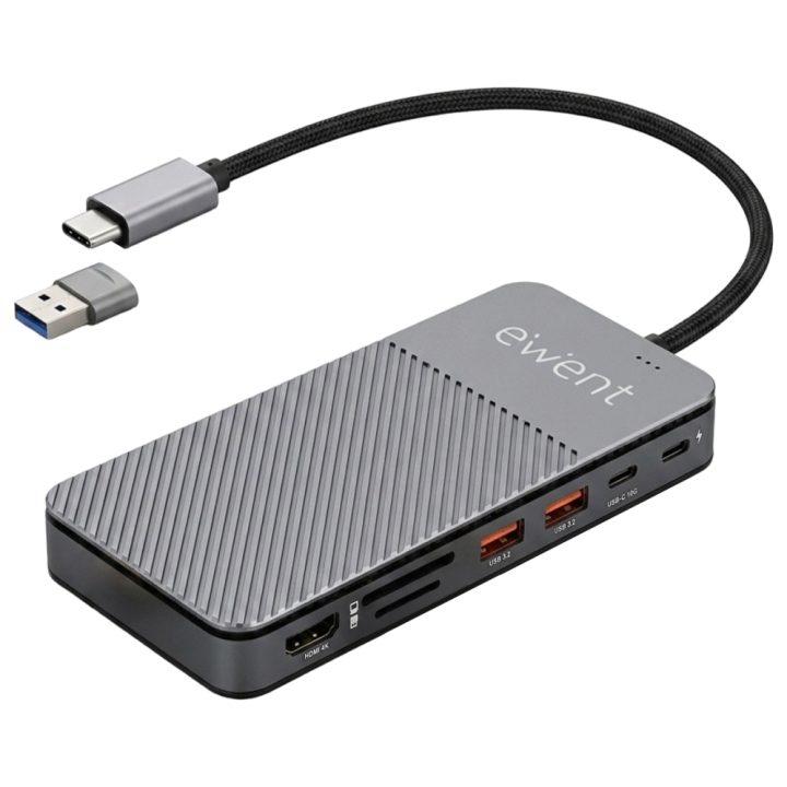 Ewent EW1156 base para portátil e replicador de portas Com fio USB…