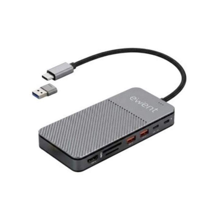 Ewent EW1156 Laptop Docking Station and Port Replicator Wired USB 3.2…