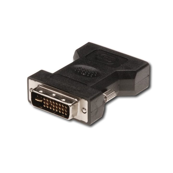 Ewent EC1250 Gender Changer for DVI-I 24+5 to VGA Cable Black