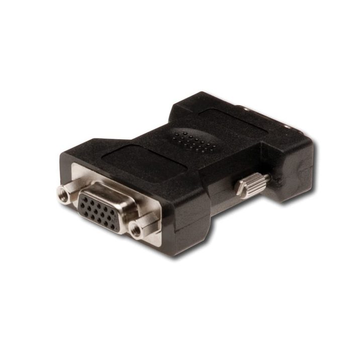 Ewent EC1250 adaptador de género para cabo DVI-I 24+5 VGA Preto