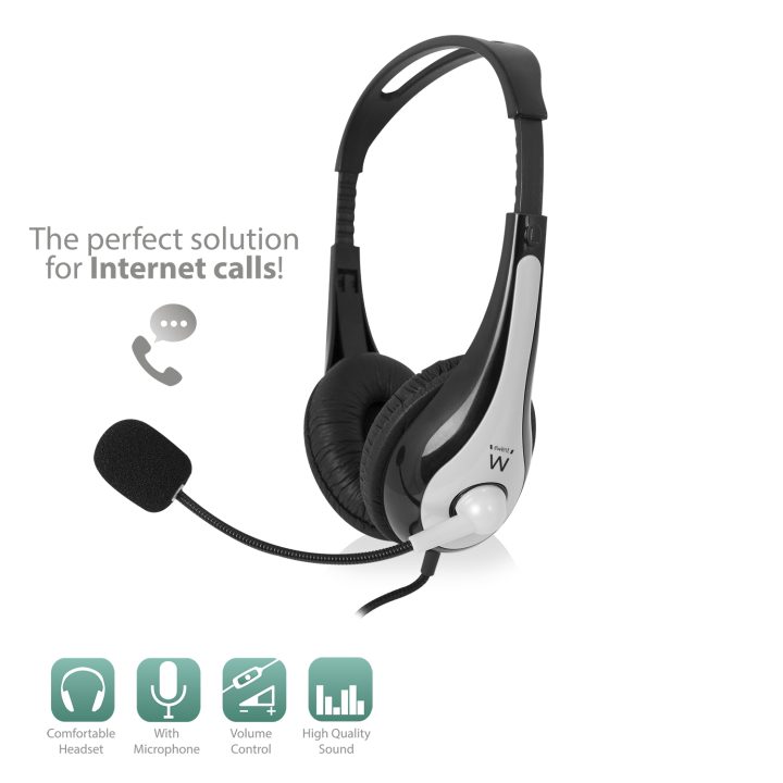 Ewent Wired Over-Ear Headphones (EW3562)