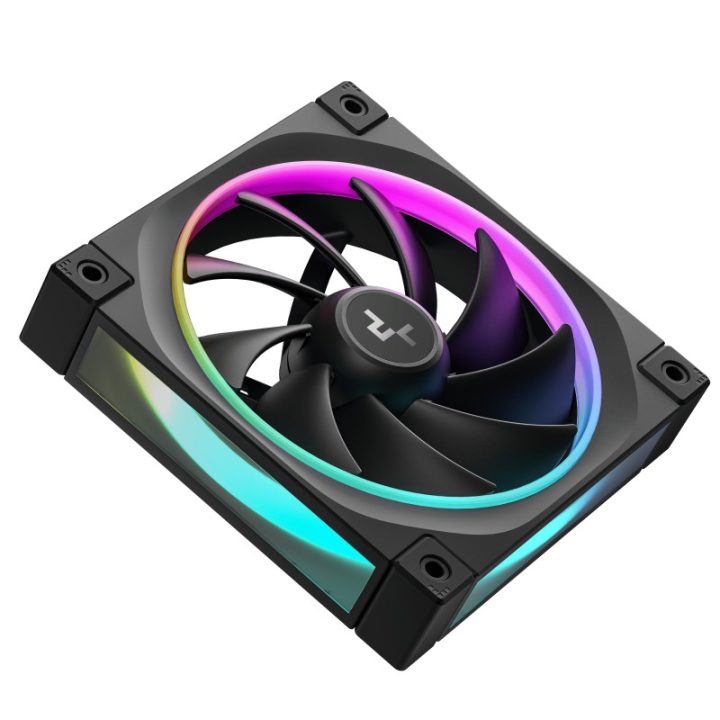 Ventilador de caixa Deepcool FL12 ARGB 120mm preto (R-FL12-BKAPN1-G)