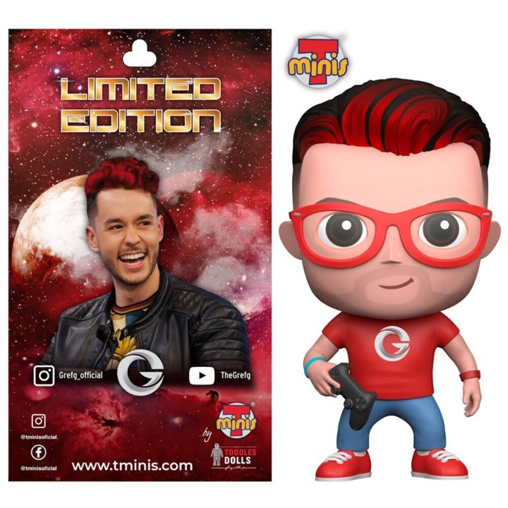 Figura Tminis youtuber The Grefg edição limitada