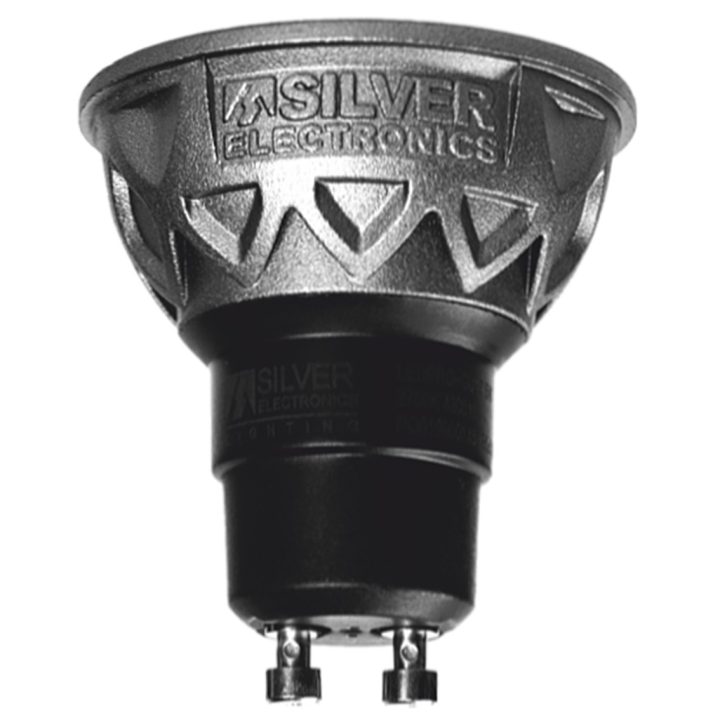 Silver Electronics Pro LED Bulb Dichroic 5W 60W-GU10-3000K-38º-470…