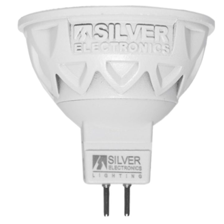 Bombilla LED pro Silver electronic dicroica 5W 60W-GU10-5000K-38º-470…