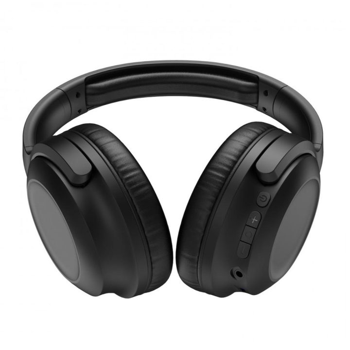 Auscultadores Muvit ANC sem fios preto (ANC-H90 BLACK)
