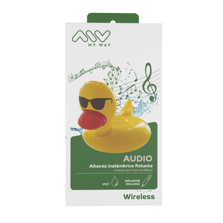 Altavoz Myway flotante pato Altavoz Bluetooth flotante 3 W (MWSSP0001)
