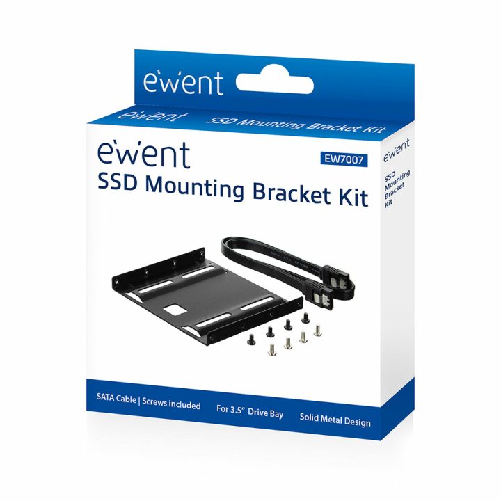 Ewent EW7007 painel de baía para disco rígido 3,5" Preto