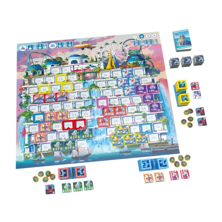 Asmodee Jogo de mesa Waterfall Park idade recomendada 10 anos…