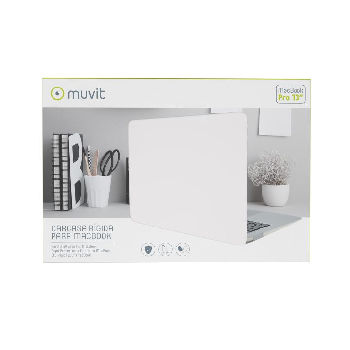 Muvit Case for Apple MacBook Pro 13-inch Transparent (MUCTB0348)
