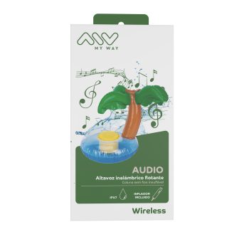 Coluna flutuante Myway palmeira Coluna Bluetooth flutuante (MWSSP0003)