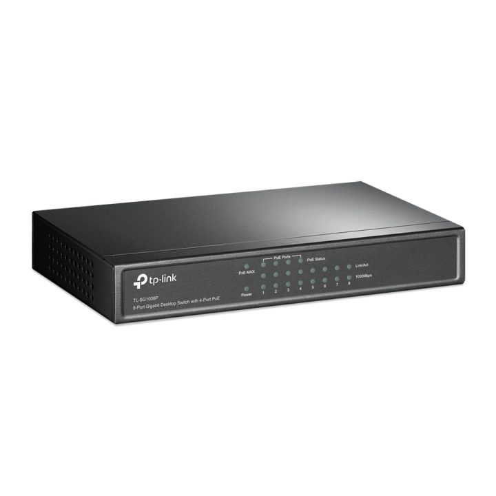 TP-Link TL-SG1008P Gerido Gigabit Ethernet (10/100/1000) Alimentação…