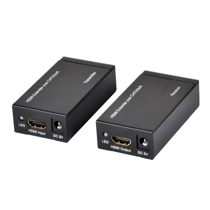Ewent EW3715 Audio/Video Extender AV Signal Transmitter and Receiver…