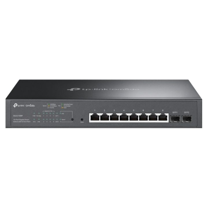 TP-Link Omada TL-SG2210MP Managed L2/L2+ Gigabit Ethernet…