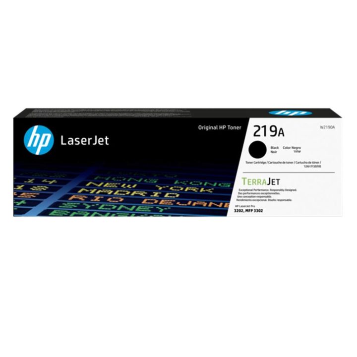 HP Cartucho de Tóner Original LaserJet 219A preto