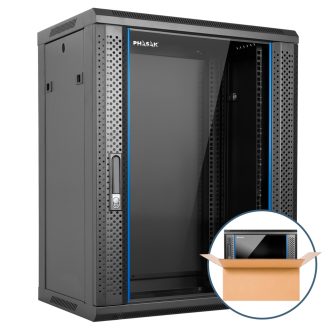 Armário rack de parede 19 polegadas Phasak pro 15U 600X450 montado…