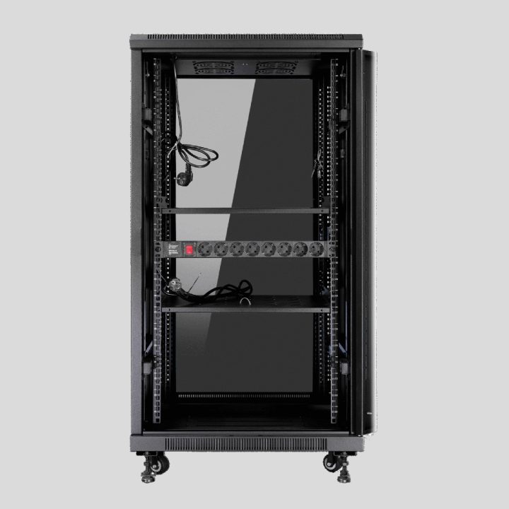 Armário rack de chão 19 polegadas Phasak pro 37U 600X600 pho 6637