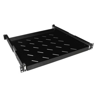 Bandeja fixa 1U para rack 19 polegadas Phasak 800mm pho 5280 preto