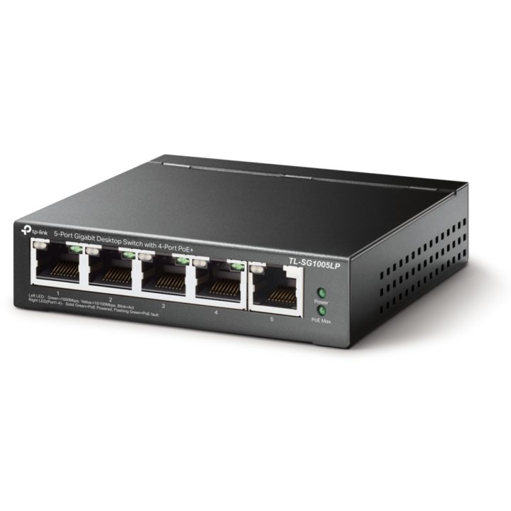 TP-Link TL-SG1005LP switch não gerido Gigabit Ethernet (10/100/1000)…