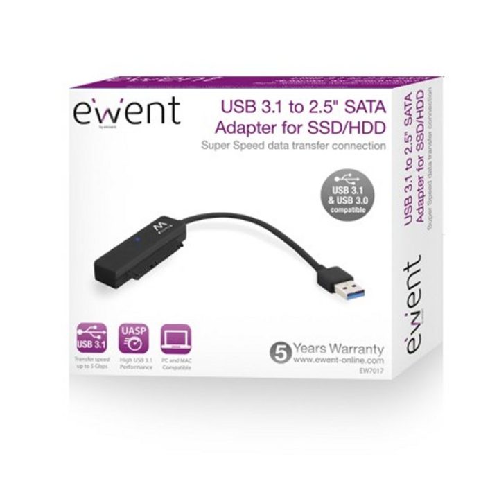 Ewent EW7017 placa e adaptador de interface SATA