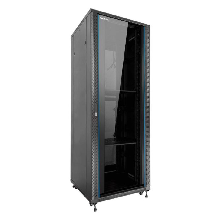 Armário rack de chão 19 polegadas Phasak pro 37U preto 800X1000…