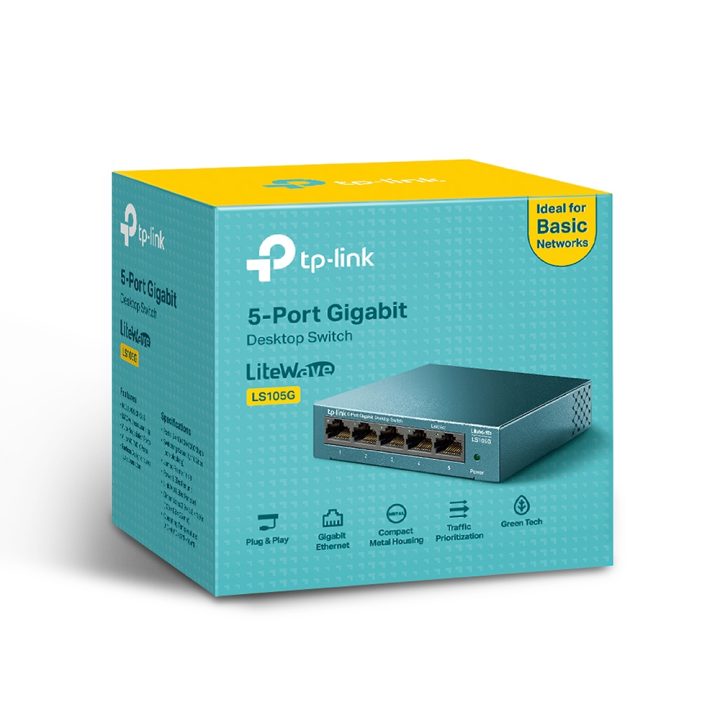 TP-Link LS105G No administrado Gigabit Ethernet (10/100/1000) Azul