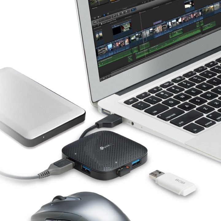 TP-Link UH400 USB 3.2 Gen 1 (3.1 Gen 1) Type-A Interface Hub 5000…