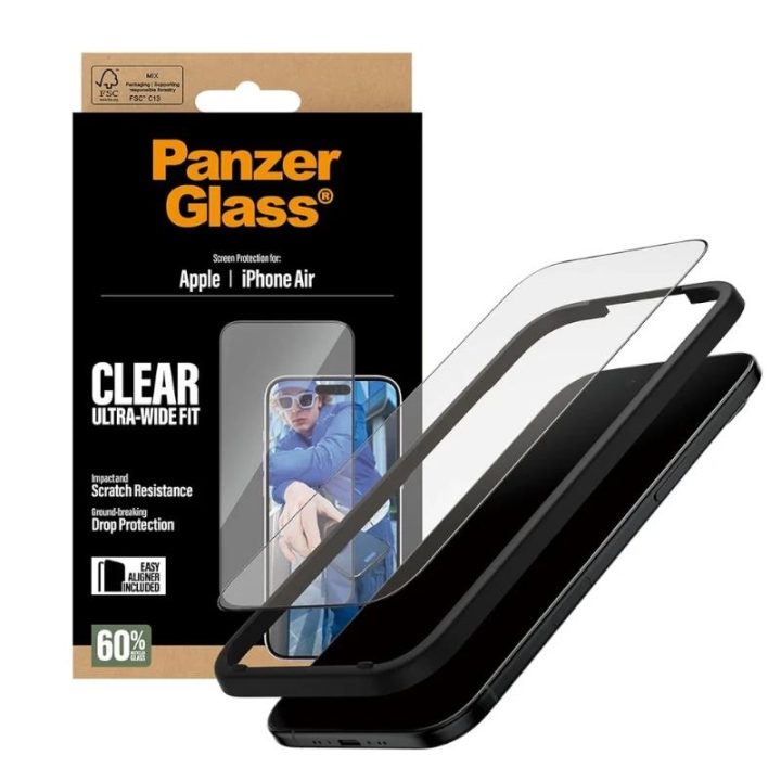 PanzerGlass ® Protetor de Ecrã iPhone Air | Ultra-Wide Fit c…