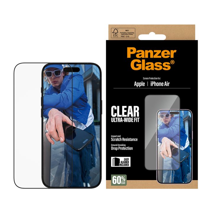 PanzerGlass ® Screen Protector iPhone Air | Ultra-Wide Fit w…