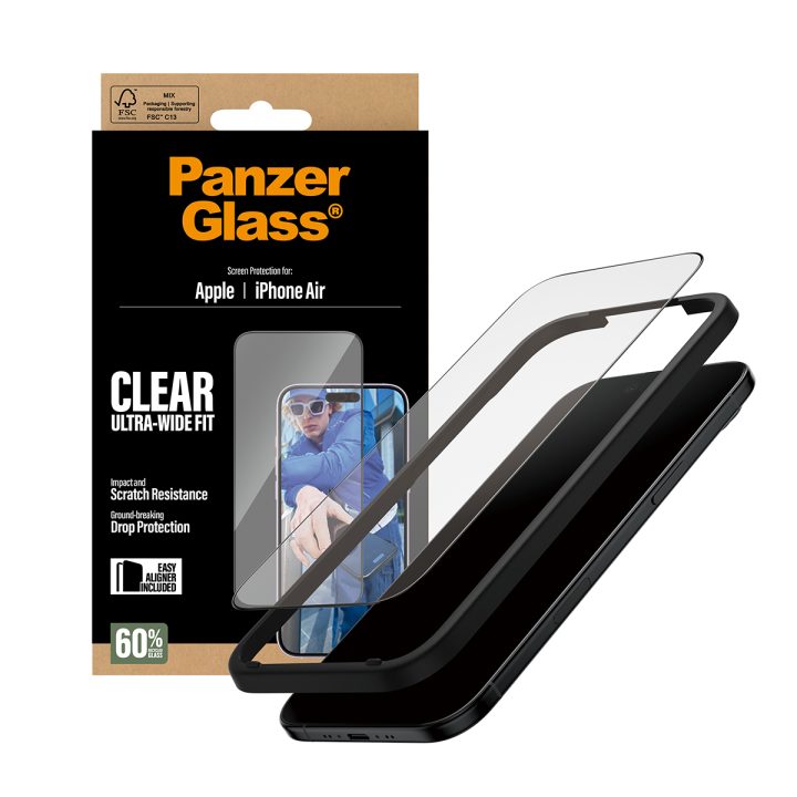 PanzerGlass ® Screen Protector iPhone Air | Ultra-Wide Fit w…