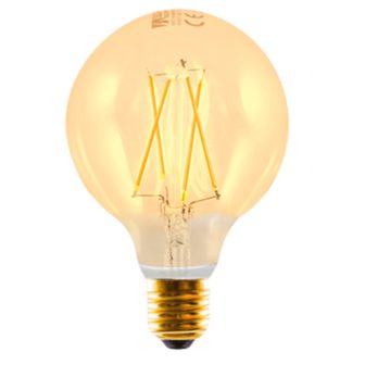 Silver LED Bulb Electronic Edison Filament Globe…