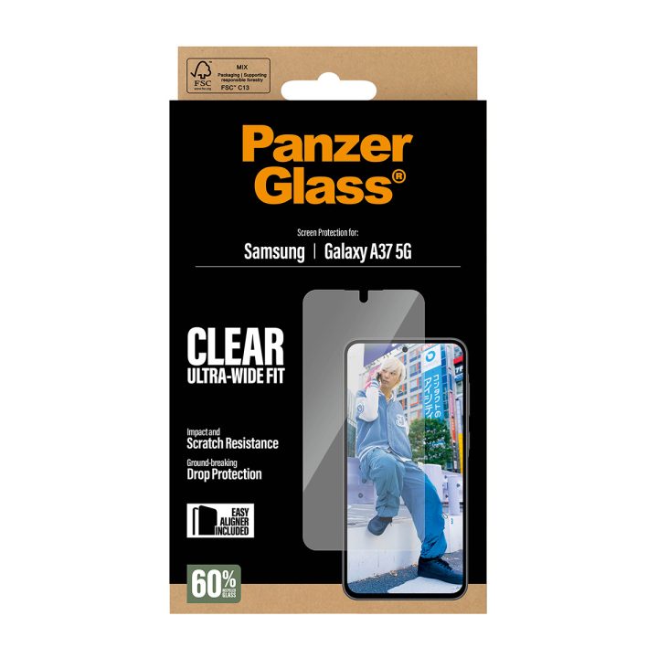 PanzerGlass ® Screen Protector Samsung Galaxy A37 5G | Ultra-Wide Fit…