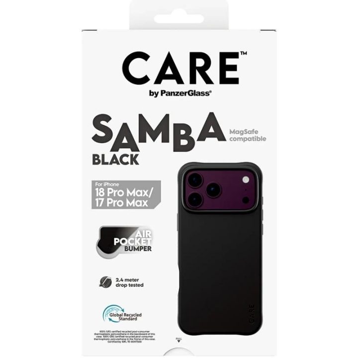 PanzerGlass CARE™ by ® Samba Case Black w. MagSafe iPhone 18 Pro Max…